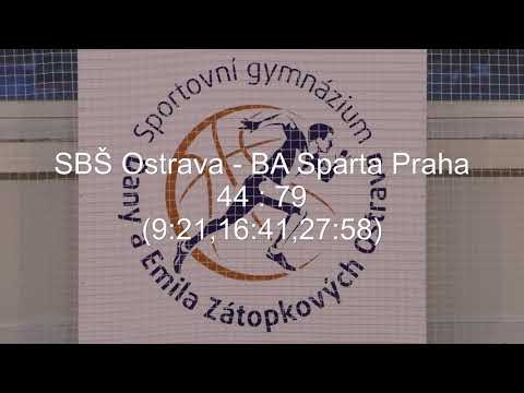 2020_0919 U17 Extraliga _ SBŠ Ostrava - BA Sparta Praha