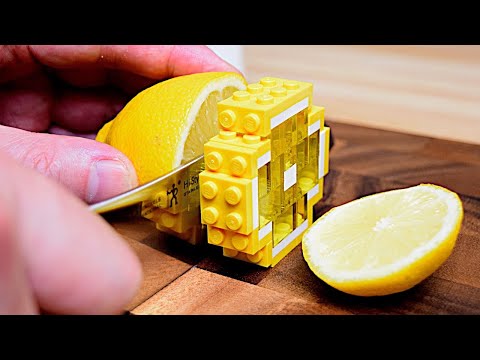 Lego Triple Layer Cheese Cake | Stop Motion Cooking ASMR | Stop Motion Animation Cartoons