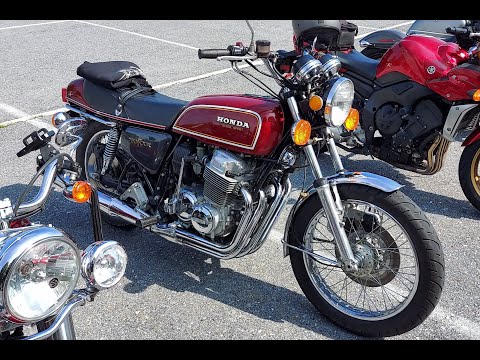 1976 Honda CB750F Super Sport and 1973 Kawasaki Z1 at Lawn, PA