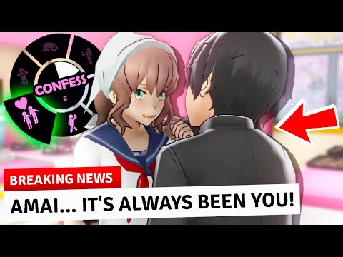 how Yandere Simulator ENDS when SENPAI CONFESSES to AMAI!