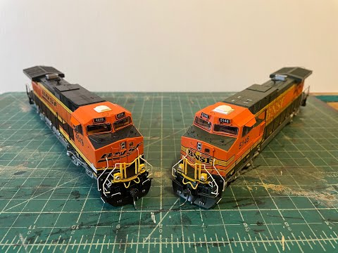 Comparison: Ho scale Athearn Genesis 2.0 Dash 9 vs Scaletrains Rivet Counter Dash 9 BNSF