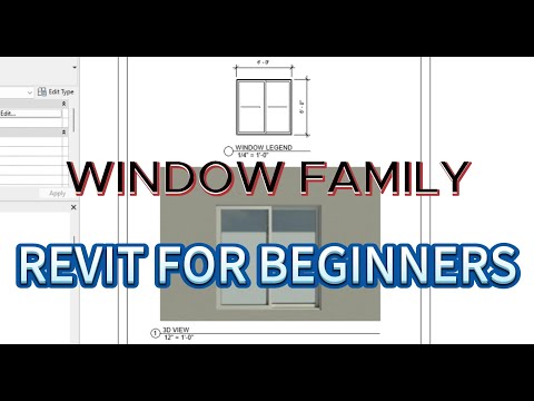 Revit Window Family | Revit for beginners | Creating Custom Windows | Revit Aluminum Window Family