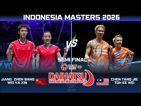 JIANG/WEI (CHN) vs CHEN/TOH (MAS)[XD]SF | Indonesia Masters 2026 Badminton