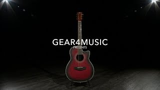 Video thumbnail for Roundback Electro Acoustic Guitar by Gear4music, Red Burst | Gear4music demo by Gear4music Guitars