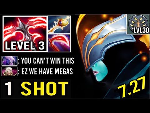 DESO LEVEL 3 + RAPIER 1 Shot Kill Crazy PA vs Megacreeps Defense Most Epic Comeback WTF Dota 2