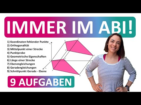 🚀🚀🚀 ZUSAMMENFASSUNG ABI 2026 VEKTOREN | Diese 9 Aufgaben kommen immer im Mathe Abitur dran!