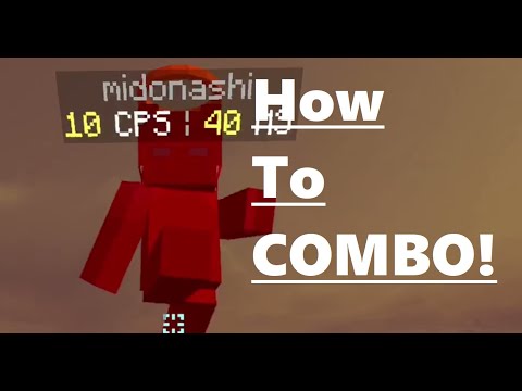How To Combo Minecraft Cubecraft PvP! Full Tutorial