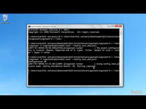 Getting Started with Elastic Stack Stashing with Logstash | packtpub com