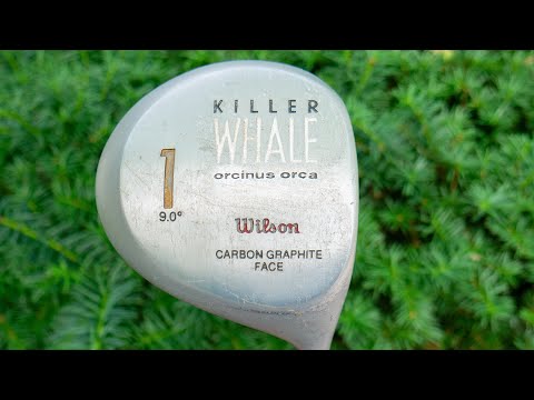 1994 Wilson Killer Whale Carbon Graphite Face Driver - The Vintage Golfer
