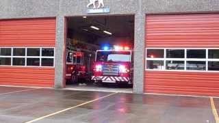 preview picture of video 'Engine 1 Responding Clackamas Fire District #1 (2012 Pierce Impel Pumper)'