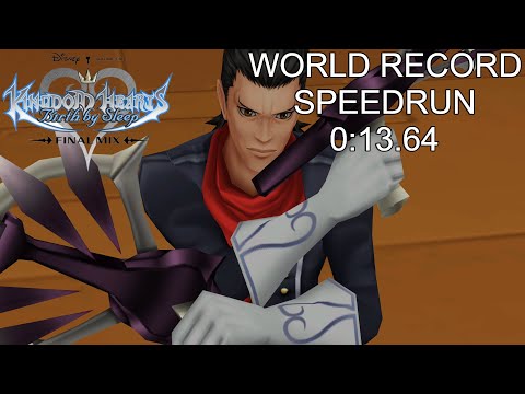 KH BBS FM [LV 99 Critical Mode Terra] Braig [WR] Speedrun 0:13.64 [WORLD RECORD]