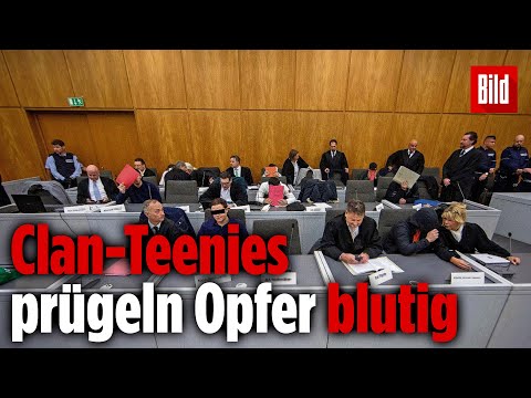 Sorge vor einer Clan-Eskalation: Gewalt-Video wird zum Beweismittel