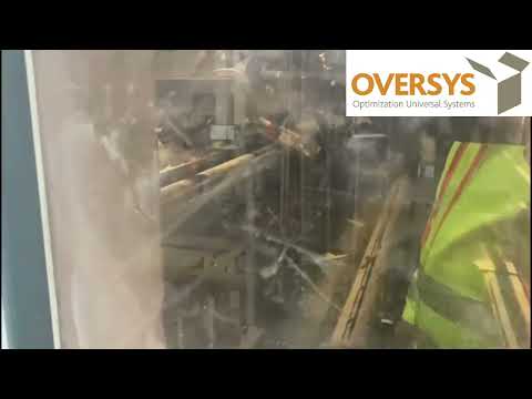 VIDEO OVERSYS 65740623 BOBST SP 142 CER II FLAT BED DIE CUTTER YEAR 2000