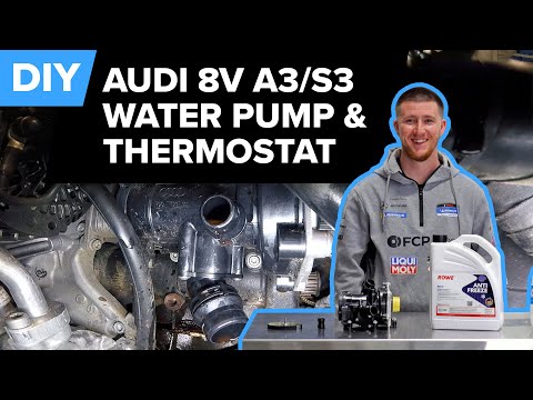 Audi S3 Water Pump & Thermostat Replacement DIY (2015-2021 Audi 8V A3, S3, TT, TTS)