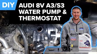 Audi S3 Water Pump & Thermostat Replacement DIY (2015-2021 Audi 8V A3, S3, TT, TTS)