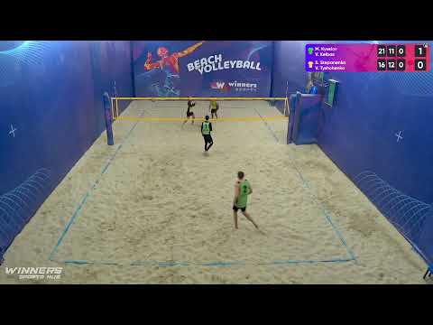 14:35 M. Kyselov / V. Kelbas - S. Stepanenko / V. Tyshchenko 09.12.2022 | Winners Beach Volleyball