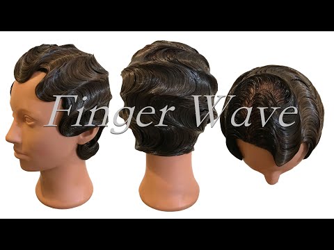 💫Basic  Finger wave💫  Vintage Finger Wave Tutorial 💫1920's flapper style💫 フィンガーウェーブ　基本