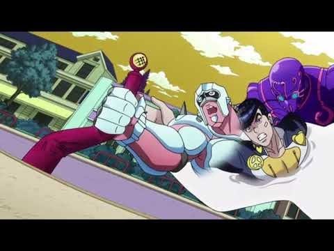 Best Anime"_ JJBA DiU: Josuke and Yuya vs Enigma Boy