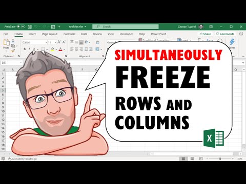 How to Simultaneously Freeze Rows and Columns in Excel