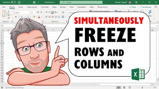 How to Simultaneously Freeze Rows and Columns in Excel