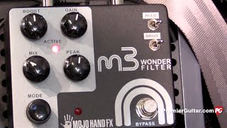 Video thumbnail for NAMM '16 - Mojo Hand Fx M3 Wonder Filter & C-1 Buffer Demos by Premier Guitar
