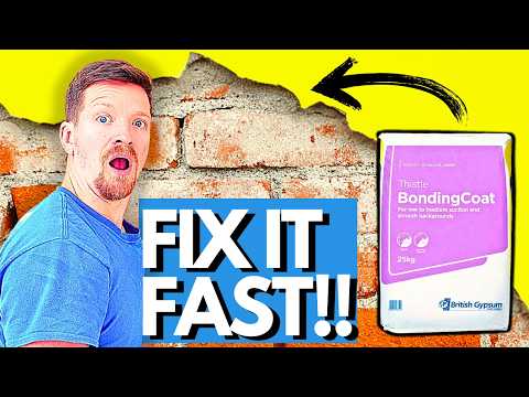 BONDING PLASTER: How & When To Use It (FLAT WALLS GUARANTEED)