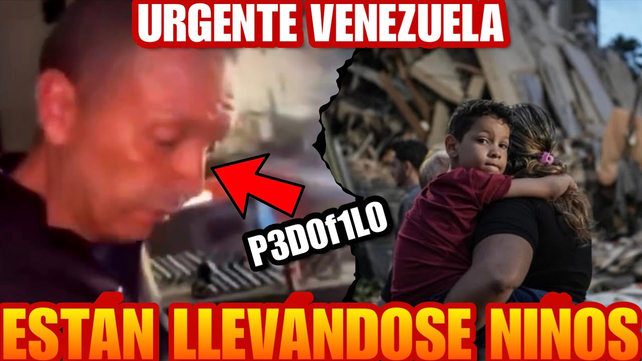ESTÁN LLEVÁNDOSE los NIÑOS de VENEZUELA! Compartir este video