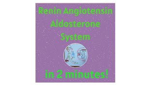 Renin Angiotensin Aldosterone System in under 2 mins!