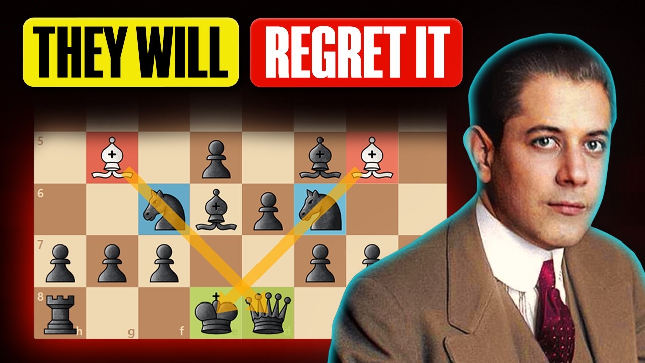 You'll Never Fear Bg4 Pin Again (Capablanca Shows How to Punish It)