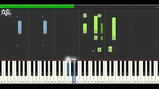 VAMPIRE'S LOVE - VAMPS | Adelina Piano synthesia tutorial