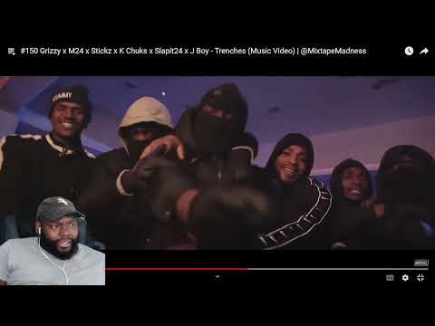 CHICAGO DUDES REACTION TO #150 Grizzy x M24 x Stickz x K Chuks x Slapit24 x J Boy - Trenches