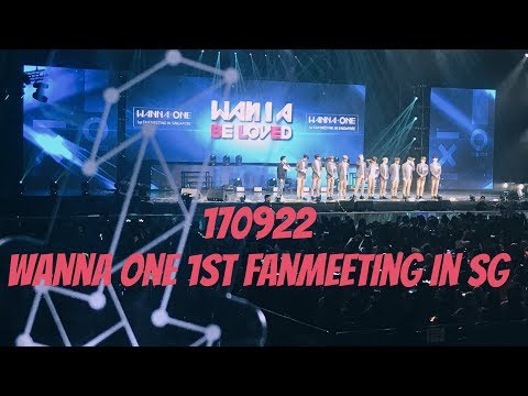 Singapore Vlog | 170922 Wanna one 1st Fanmeeting in SG WANNABeLovEd