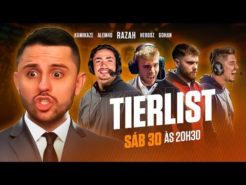 TIER LIST DO SERVIDOR BRASILEIRO ft Alemao, Kami, Herdsz e Gohan