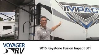 preview picture of video '2015 Keystone Fuzion Impact 301 Travel Trailer Toy Hauler'