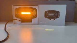 OZZ XO 1 LED přídavné světlo 245 mm, s pozičkou, ECE R112, 10-35V, 8160Lm, Osram LED, Strobo Černé