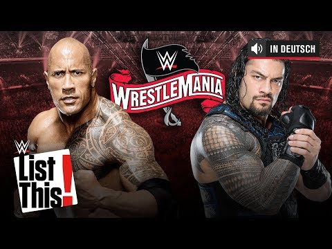5 Dinge, die wir bei WrestleMania 36 sehen wollen - WWE List This! (DEUTSCH)
