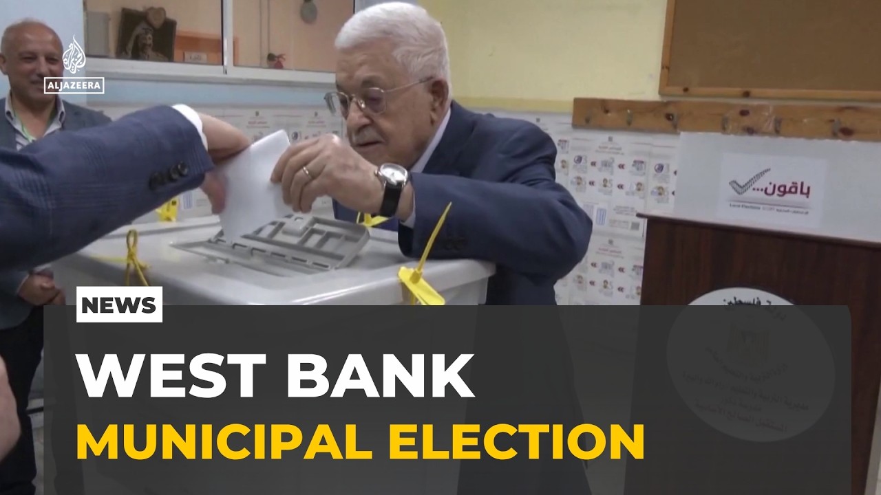 Palestine municipal election: Polls held in the occupied West Bank and central Gaza