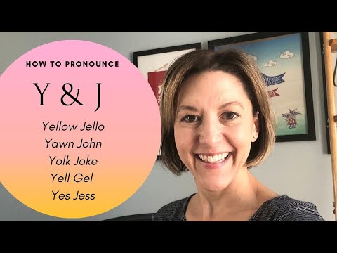 How to Pronounce YELLOW JELLO | YAWN JOHN | YOLK JOKE | YELL GEL | YES JESS - Y & J Sounds