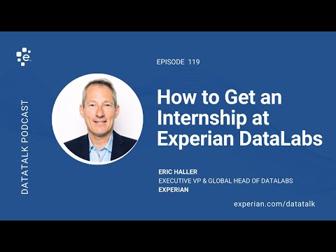 How to Get an Internship at Experian Data Labs #DataTalk