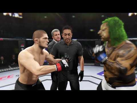 Khabib vs. Scary Ogre - EA Sports UFC 2 - Champion Fight