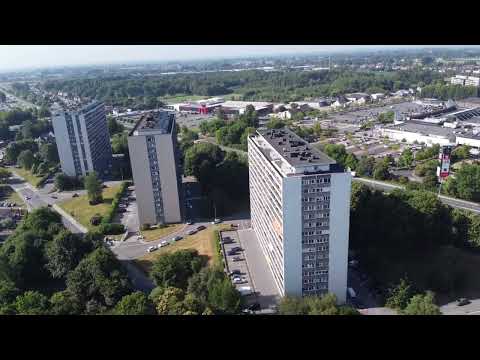 Exploring Sint-Niklaas West by Drone – Waasland Shopping Area