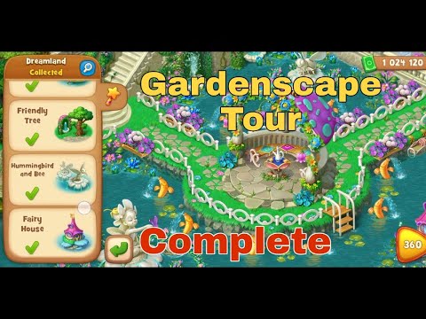TOUR GARDENSCAPES COMPLETE || GARDEN 1