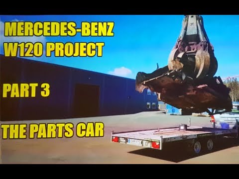 Thumbnail for #18 Mercedes-Benz 180 1956 Ponton W120 restoration Project 3 dismantling the parts car by SEAT, Mercedes-Benz, Car