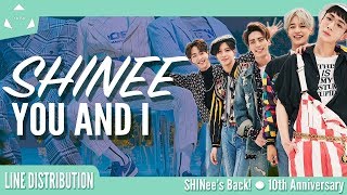 SHINee (샤이니) • You and I (안녕) | Line Distribution #SHINee&#39;sBack