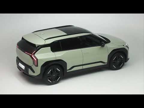 アベンチュリン・グリーンのKia EV3 ‘GT-Line’ デザインプレビュー