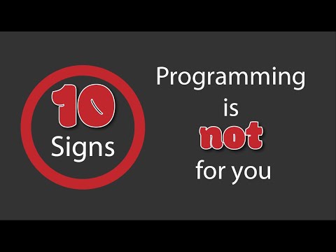 Video Thumbnail: Not Everyone Should Code or 10 Signs That Programming Is Not For You