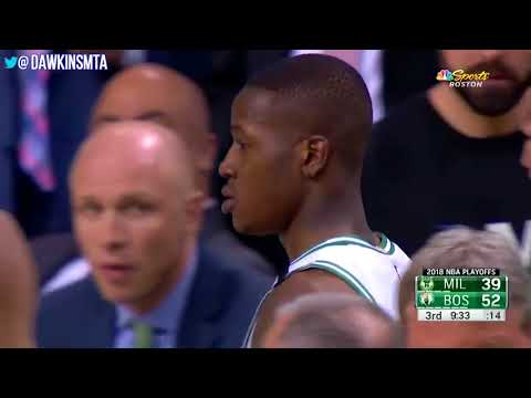 Terry Rozier vs Eric Bledsoe Playoff BEEF 2018 ECR1 GM5 Celtics vs Bucks Got Heated! | Fre