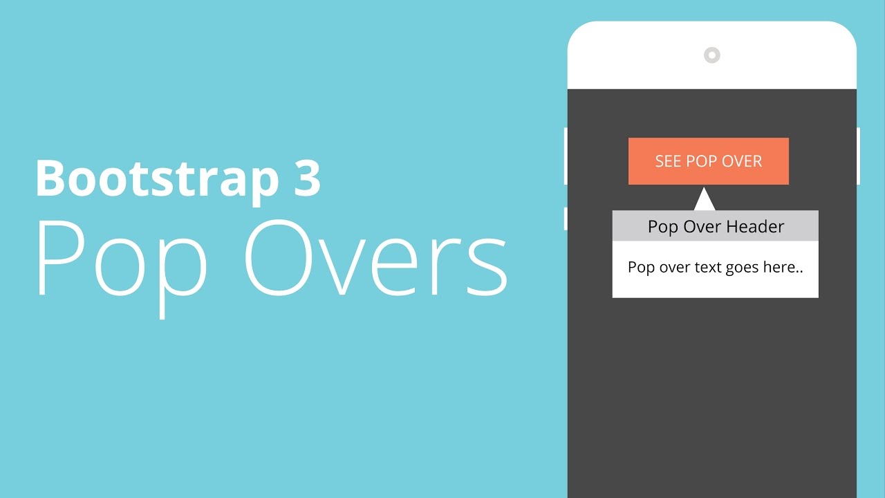Bootstrap 3 Popovers