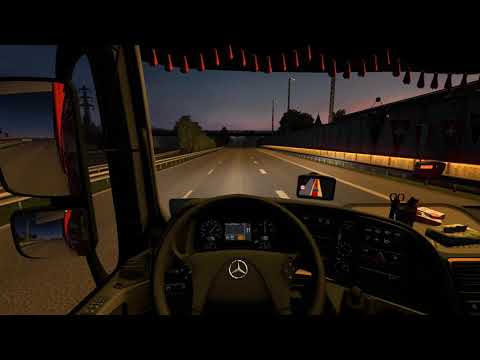 Mercedes Actros MP3 Zürich to Basel With EVR Sound Mod