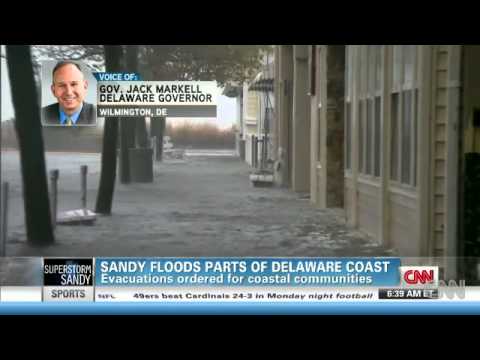 SANDY.....Del Gov impressed by FEMA response